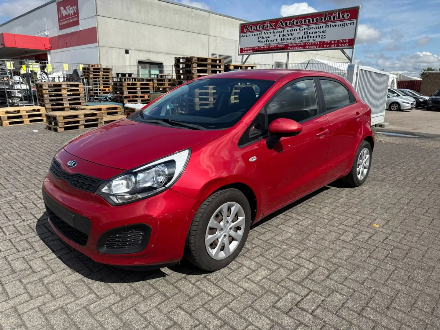 Kia Rio Attract,Klima ,euro5 Rot - 1