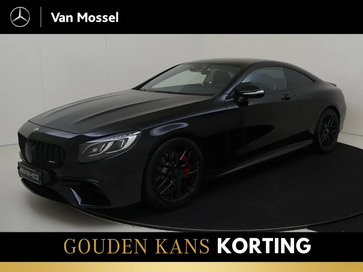 Mercedes-Benz S 63 AMG Coupé 4MATIC+ Premium Plus /Panoramadak /Rijassist Noir - 1