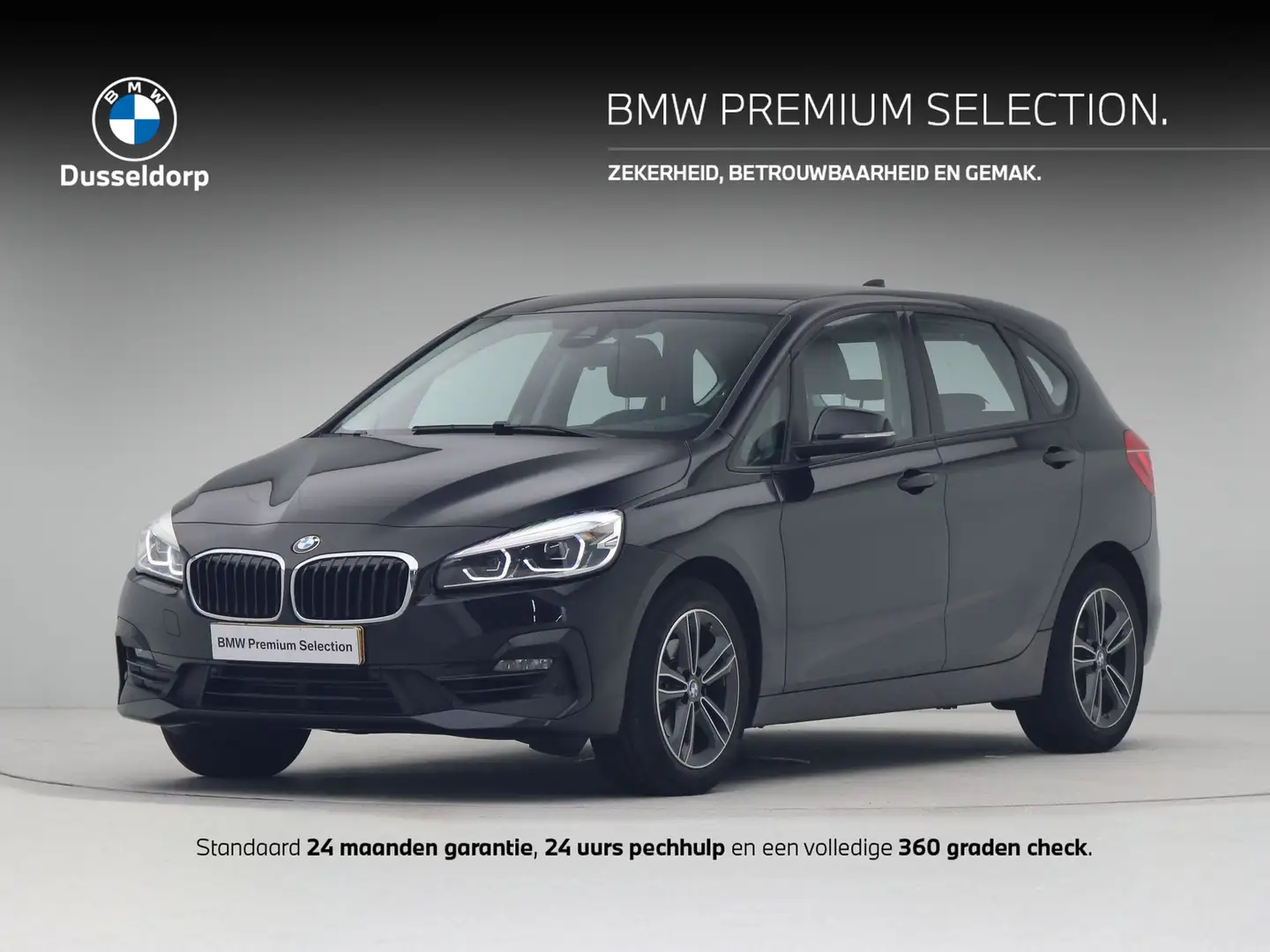 BMW 218 2 Serie 218i Active Tourer Zwart - 1