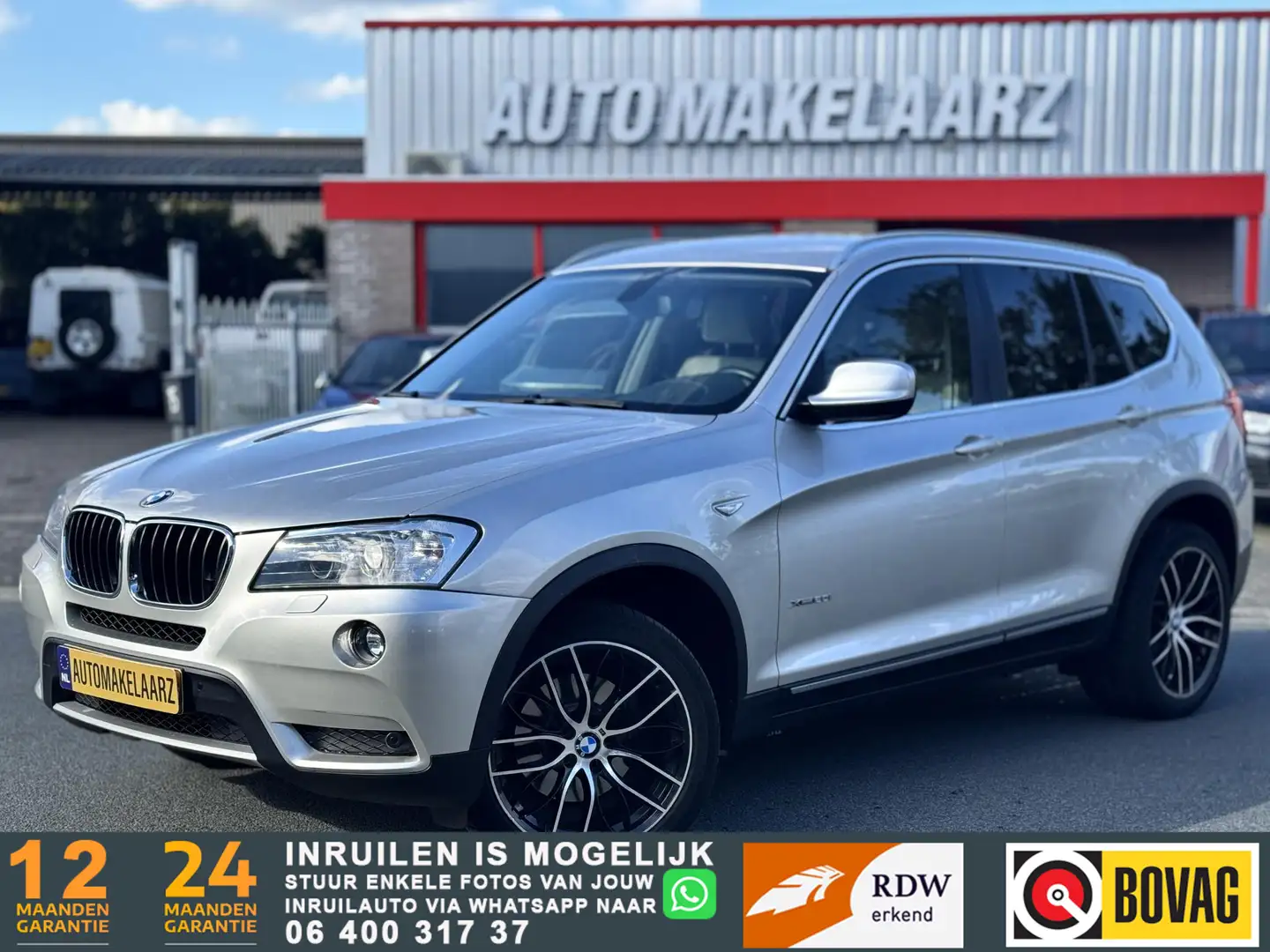 BMW X3 xDrive20i High Executive NL|AUTO|NAP|LEDER|Bi-Xe Grijs - 1