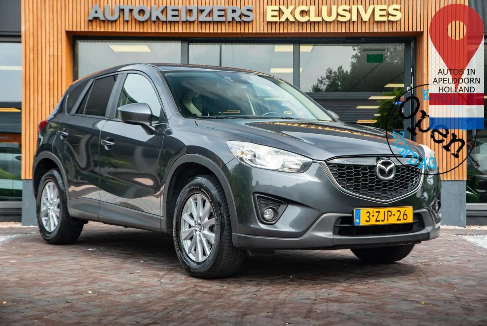 Mazda CX-5 2.0 Skylease 2WD klima Cruise Navi AHK 17'' Gris - 1
