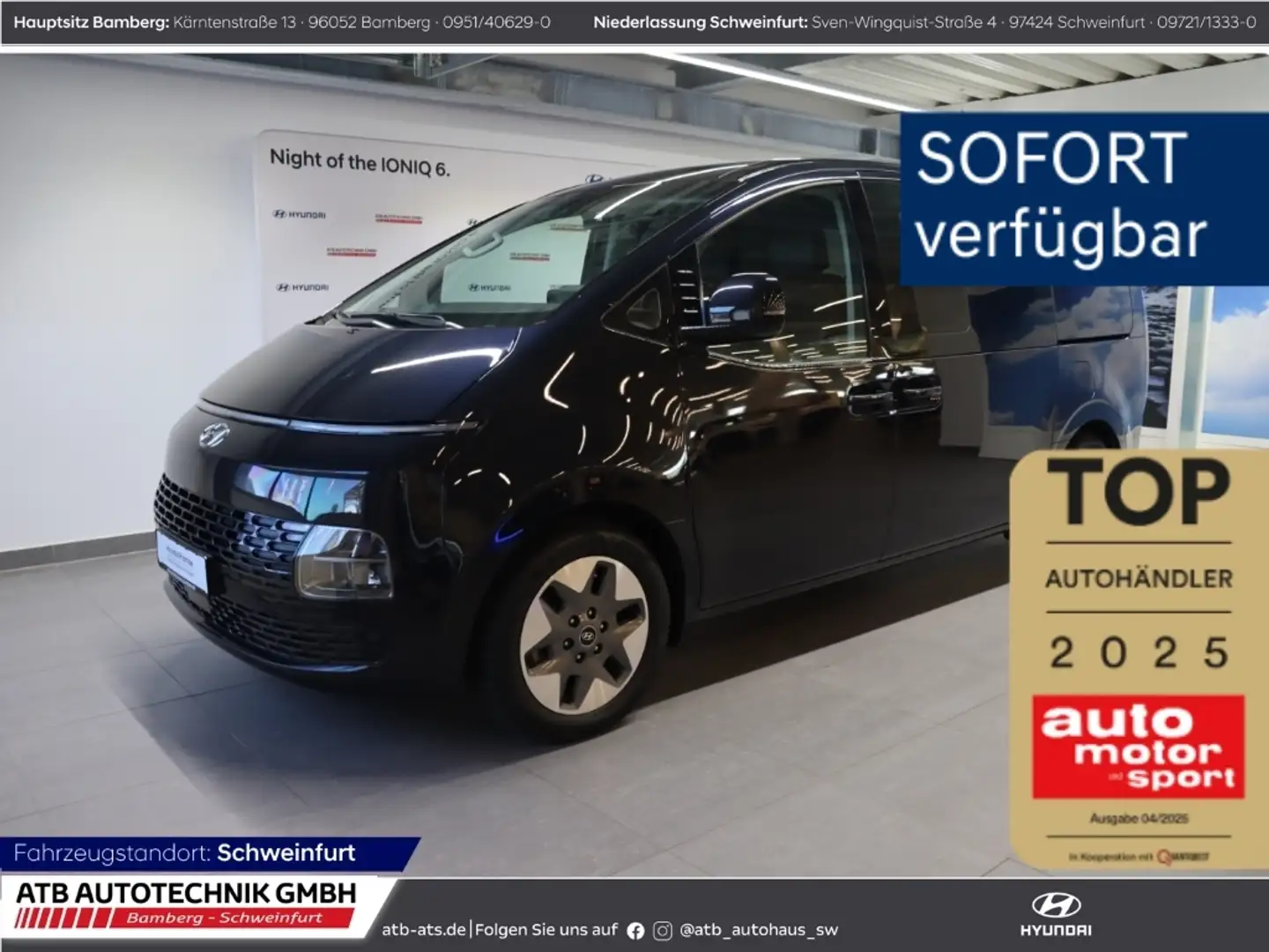 Hyundai STARIA Prime 9-Sitzer 2.2 CRDi 8 A/T 2WD 177PS Blau - 1