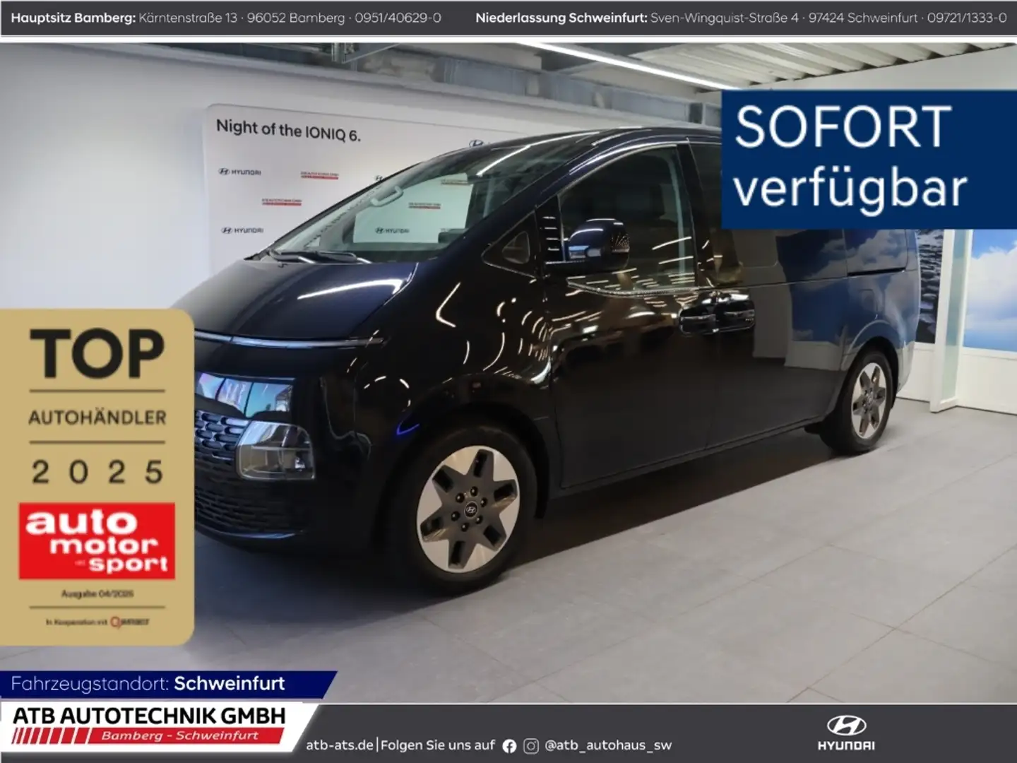Hyundai STARIA Prime 9-Sitzer 2.2 CRDi 8 A/T 2WD 177PS Blauw - 1