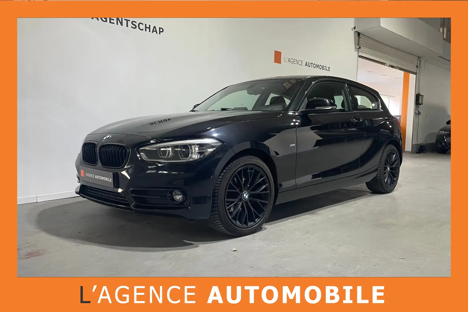 BMW 116 garantie 12 mois Чорний - 1