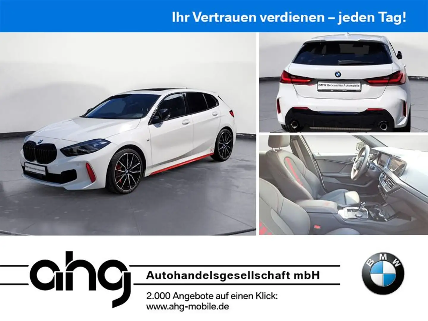 BMW 128 ti Limousine M Sport Panorama-Glasdach ACC Rü Weiß - 1