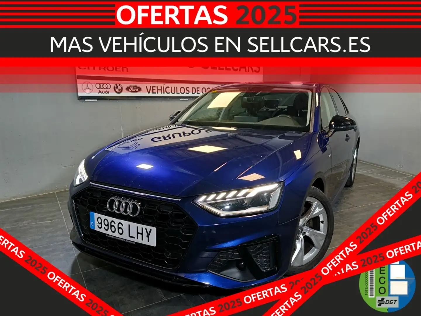 Audi A4 35 TFSI S line 110kW Blauw - 1