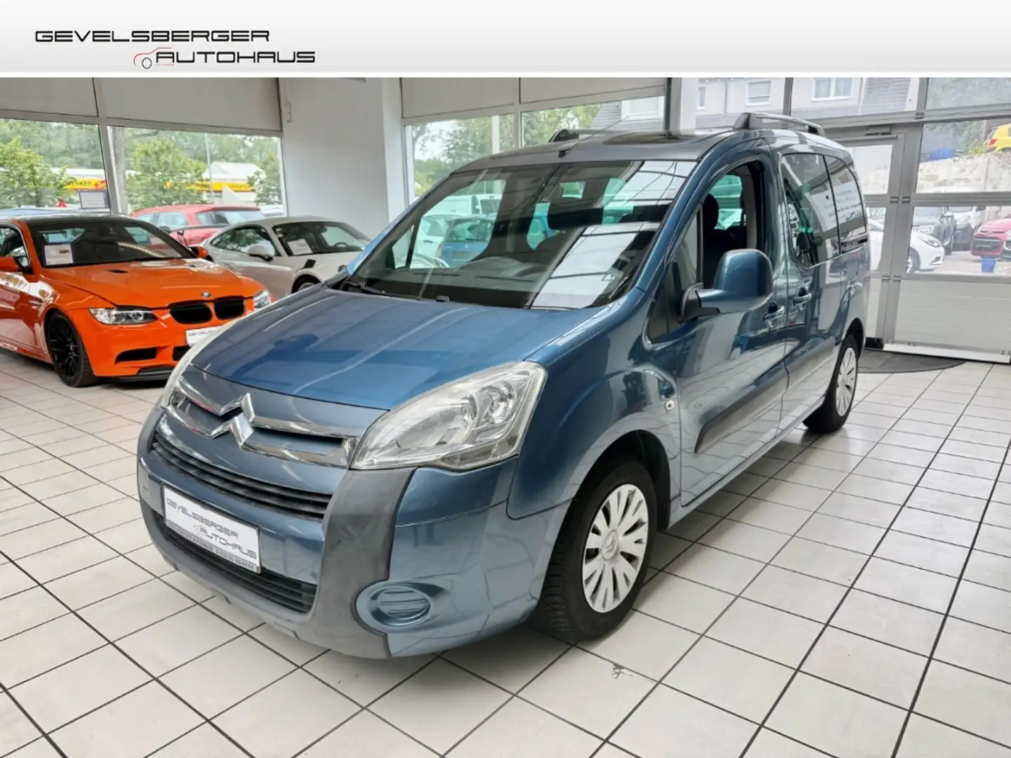Citroen Berlingo Kombi Multispace HDi 110 FAP 1.Hand Notbremsass. B Blau - 1