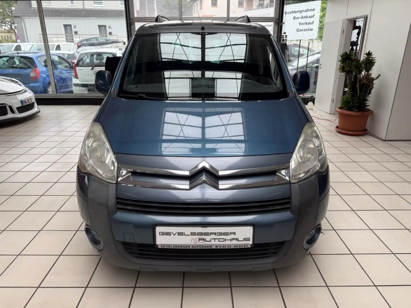 Citroen Berlingo Kombi Multispace HDi 110 FAP 1.Hand Notbremsass. B Blau - 2