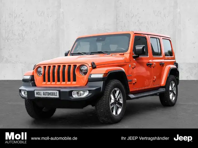 Jeep Wrangler Unlimited Sahara AHK-abnehmbar Navi Leder Soundsys