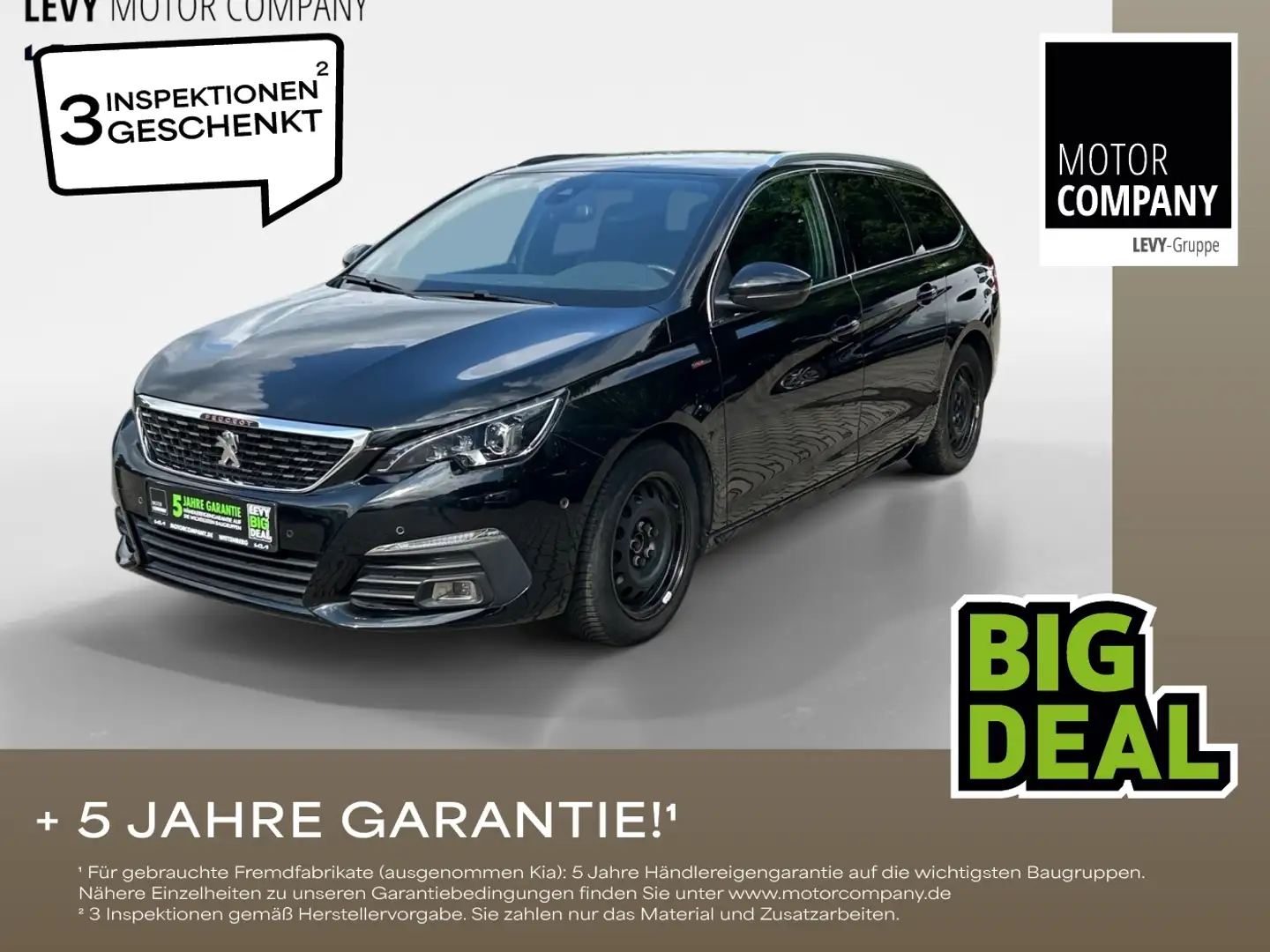 Peugeot 308 SW 1.2 e-THP Pure Tech GT Line PAKET7Navi Noir - 1
