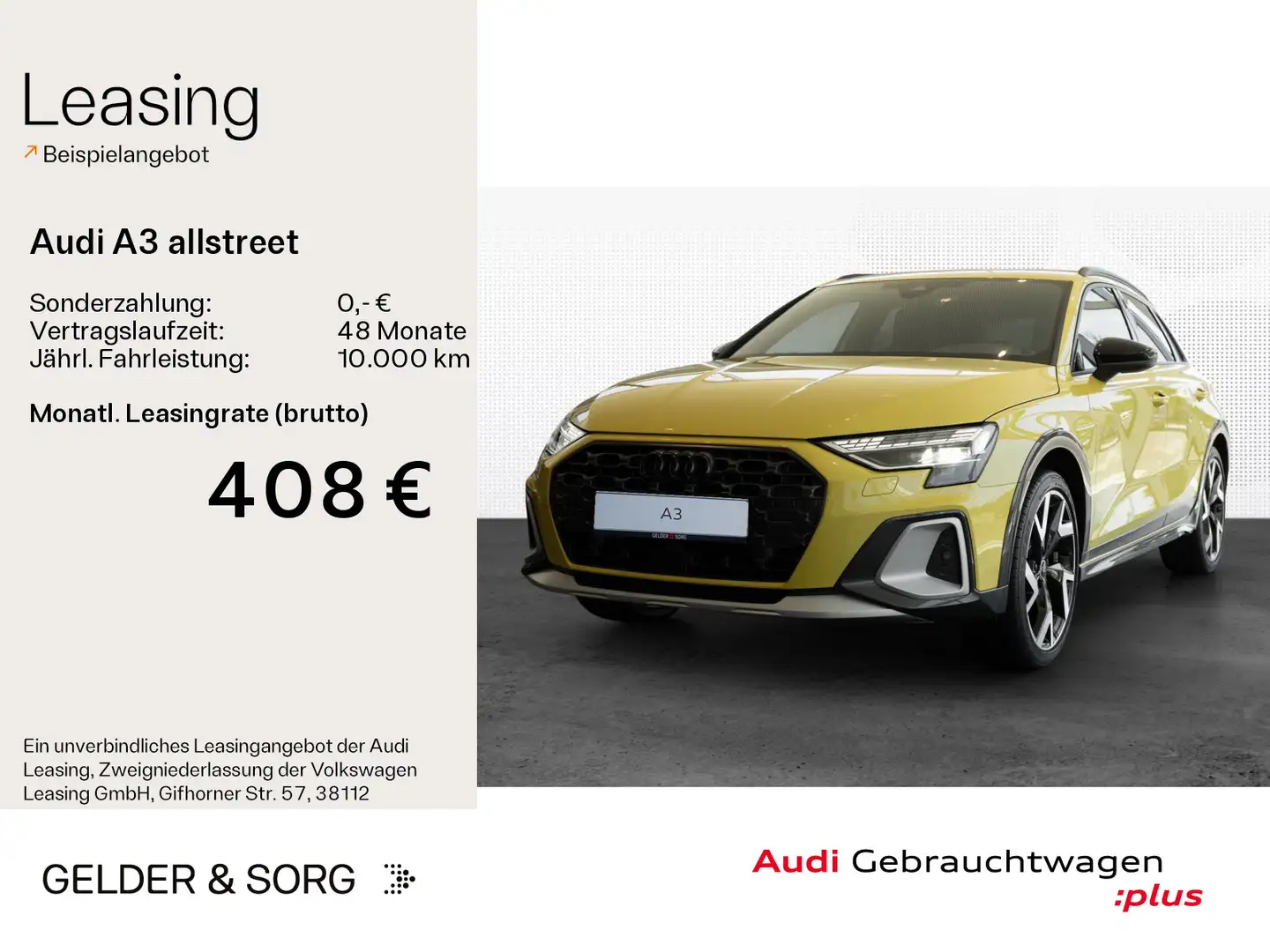 Audi A3 35 TFSI SONOS|MATRIX|VIRTUAL|SHZ|PD Gelb - 1