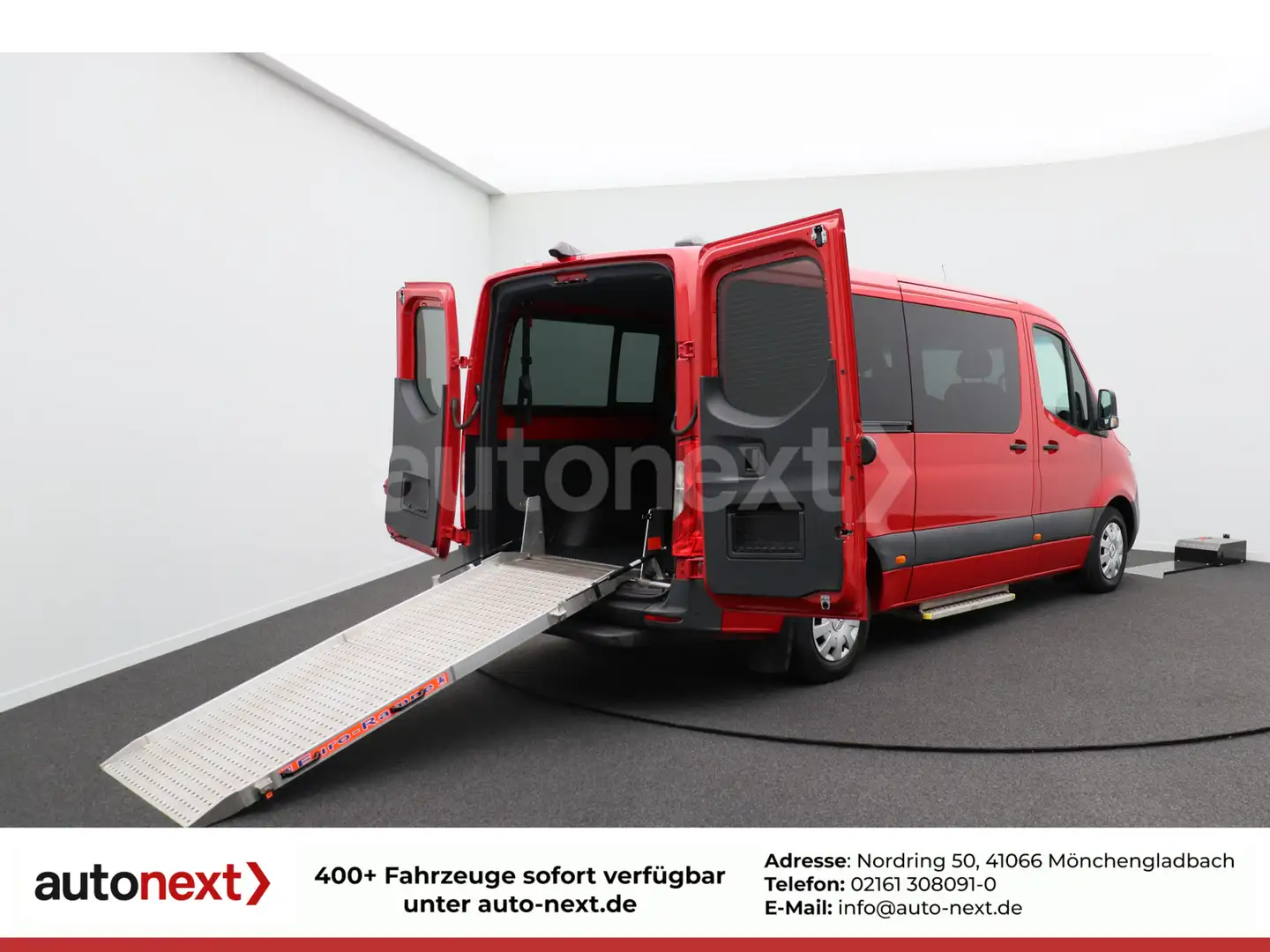 Mercedes-Benz Sprinter 214 Tourer Aut. *Rollstuhl-Rampe* (8975) Rouge - 1