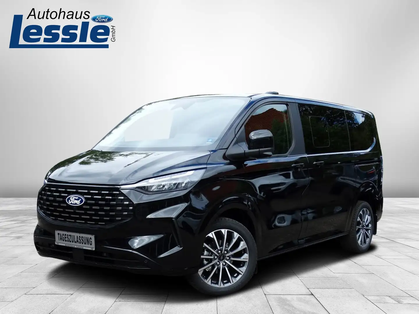 Ford Tourneo Custom Titanium X L1 Automatik ACC/Navi/360°/Leder/19" Zwart - 1
