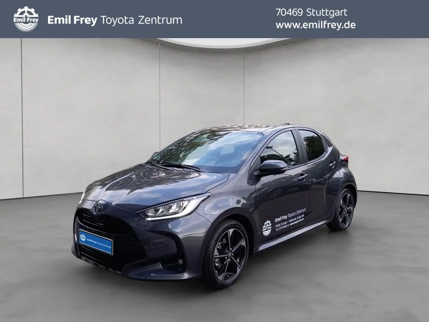 Toyota Yaris Hybrid Style, Navi, Kamera, LED, PDC Grau - 1