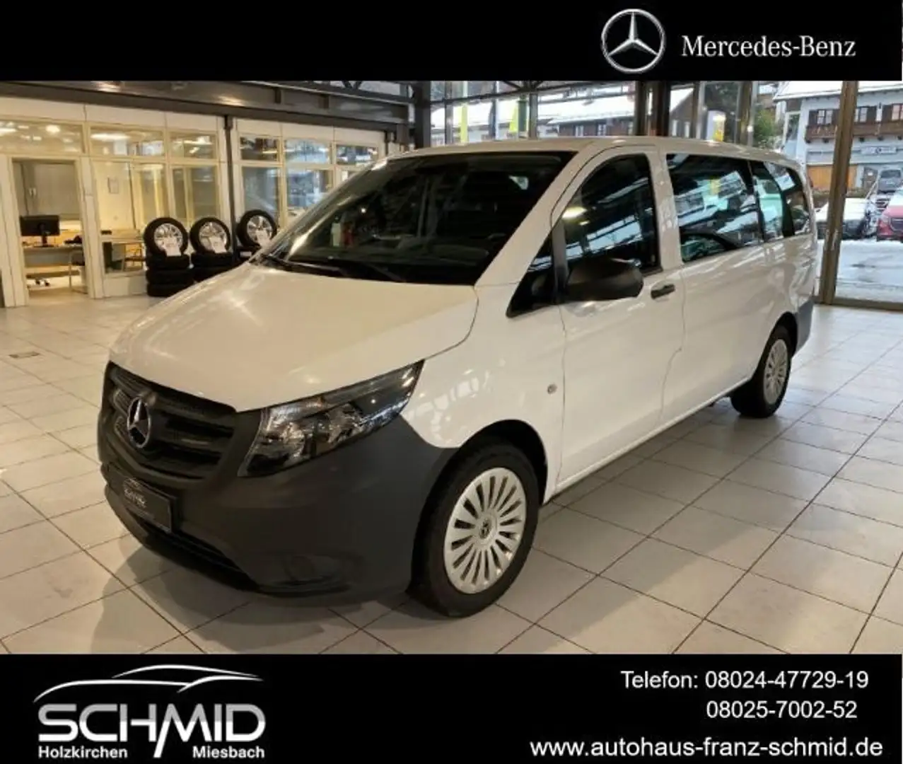 Mercedes-Benz Vito 114 CDI Tourer PRO Lang SHZ NAVI DAB Klima Weiß - 1