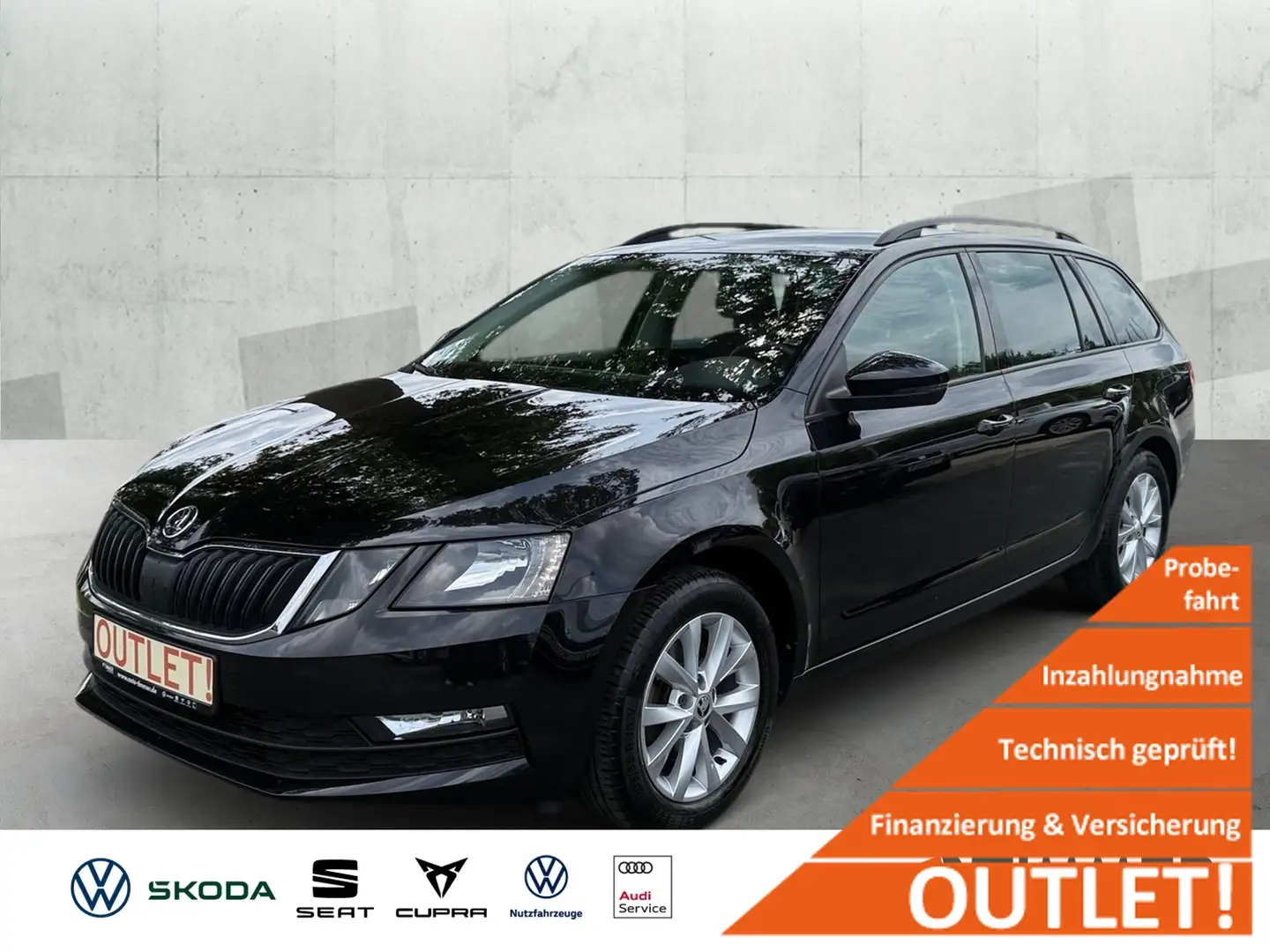 Skoda Octavia III Combi Octavia III Combi 2.0 TDI DSG TOUR *NAV Zwart - 1