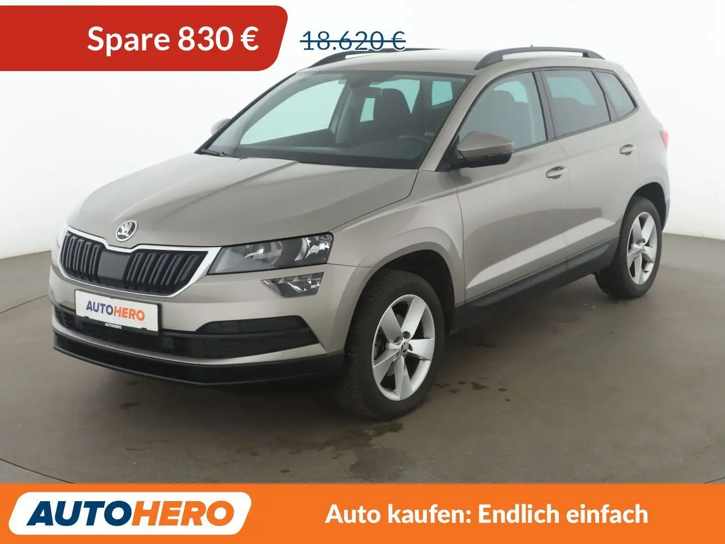 Skoda Karoq 1.5 TSI ACT Ambition *NAVI*TEMPO*PDC*SHZ* Beige - 1