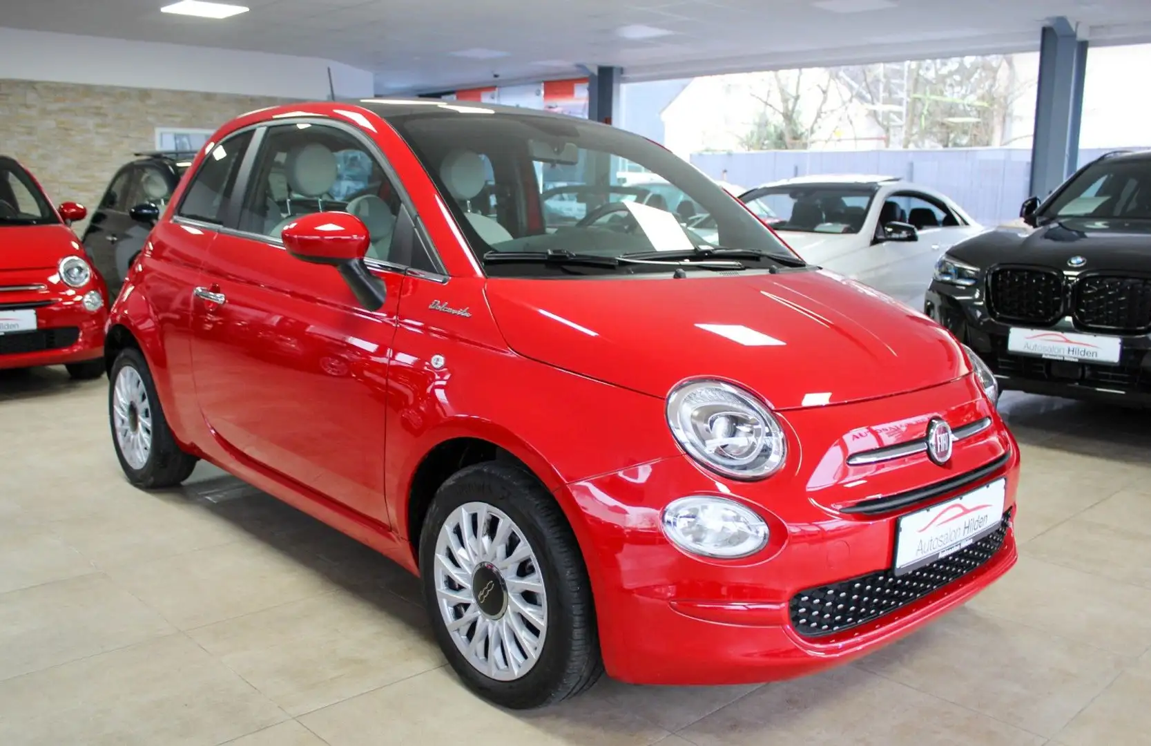 Fiat 500 1.0 Mild-Hybrid Dolcevita Pano CarPlay 1.Hd Rot - 1