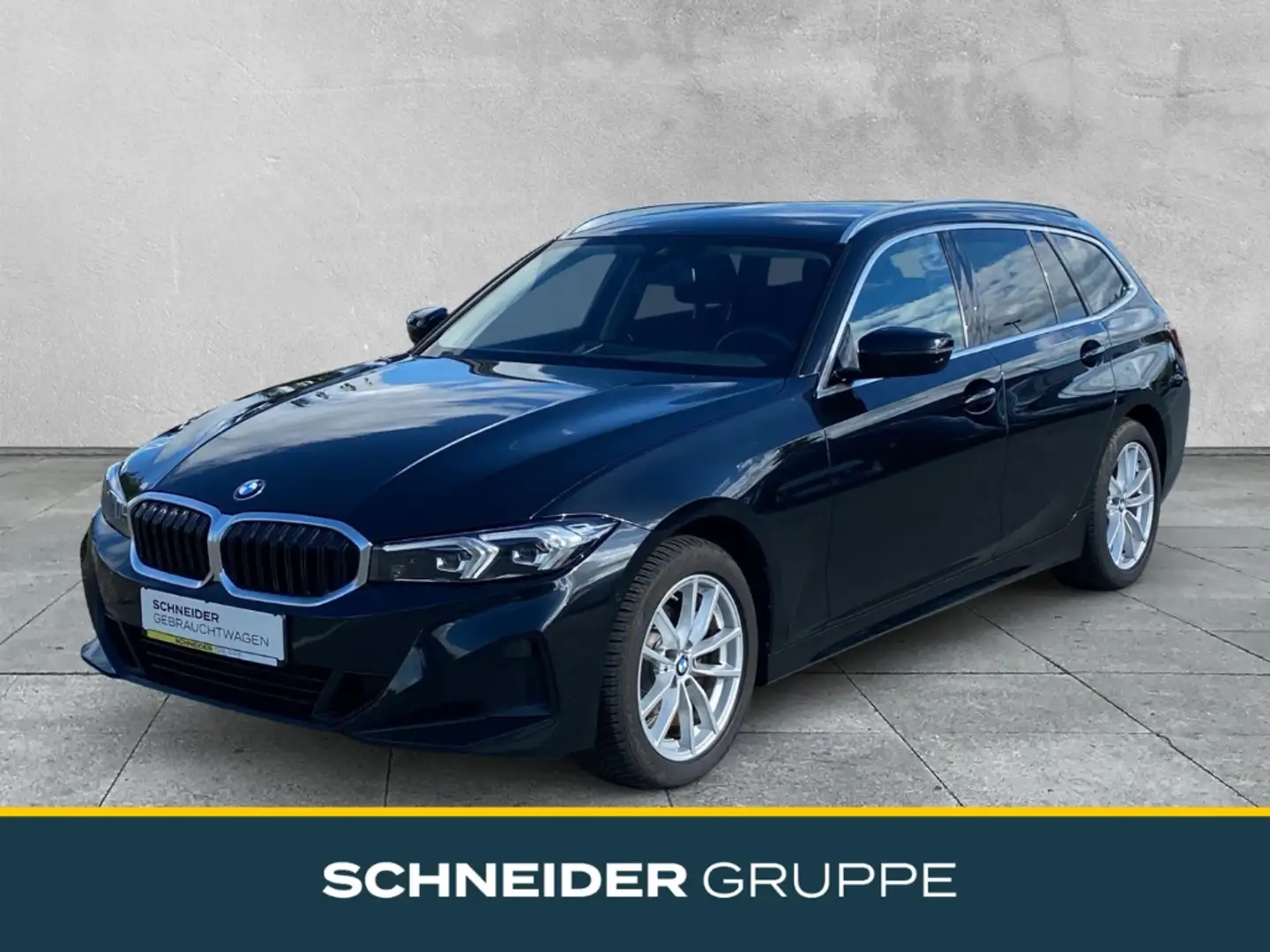 BMW 318 d TOURING AUTOMATIK Touring Automatik NAVI+KAMERA+ Schwarz - 1
