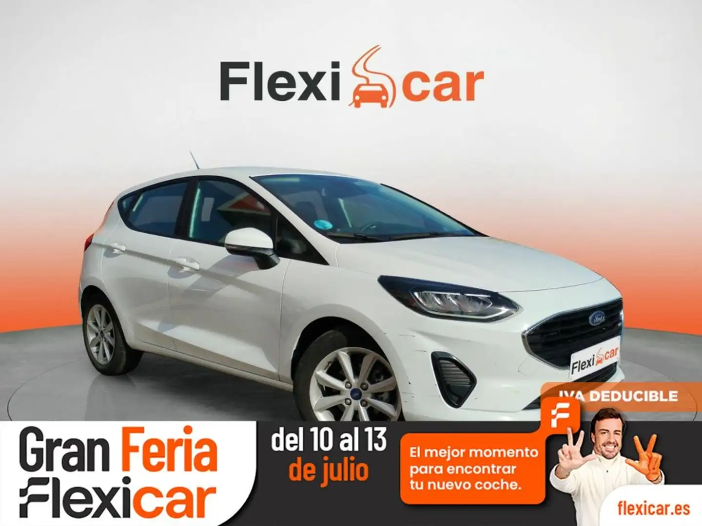 Ford Fiesta 1.0 EcoBoost Trend 100 Blanc - 1