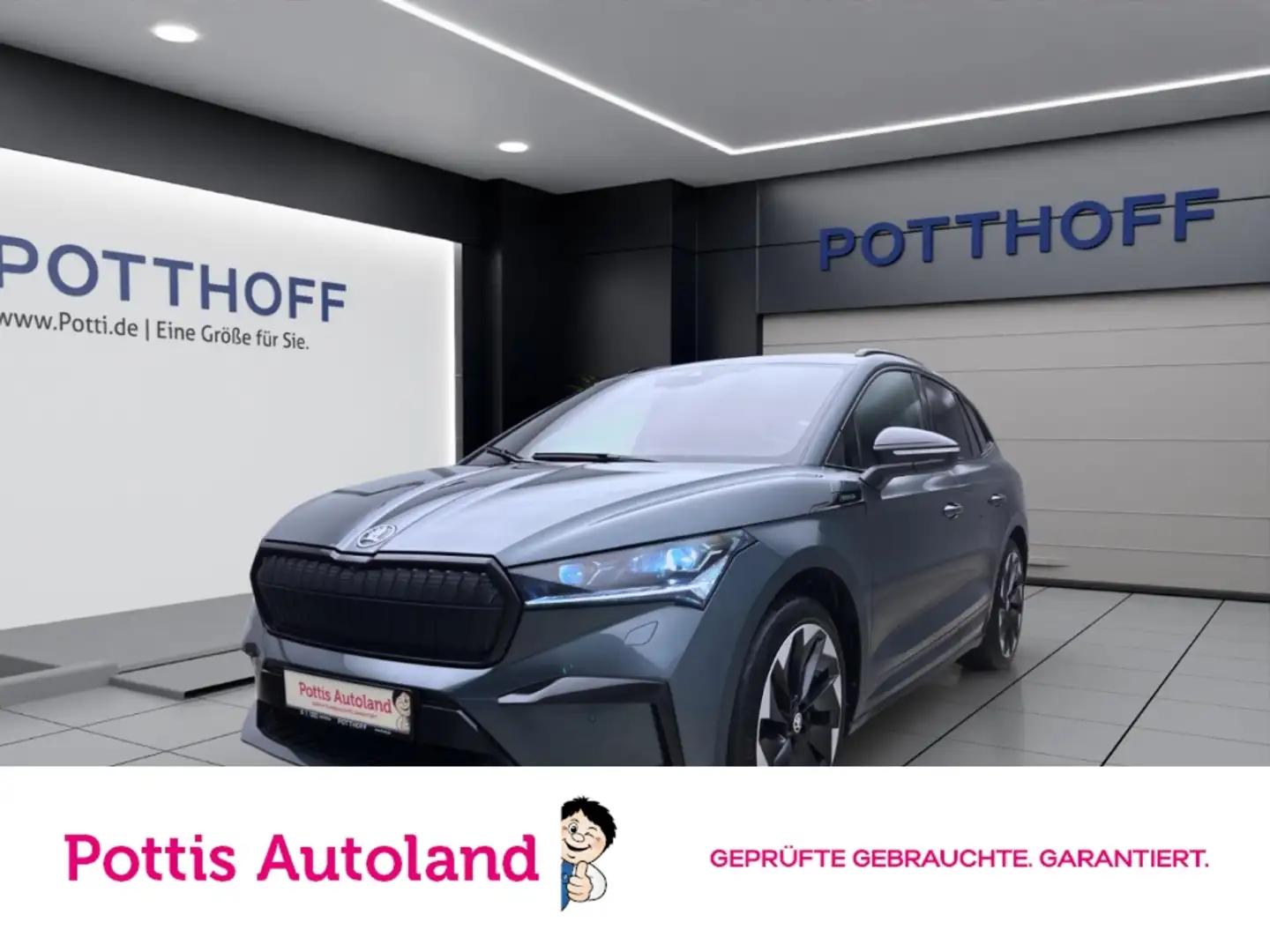 Skoda Enyaq 80 SPORTLINE PANO KAMERA MATRIX LM21 Grau - 1