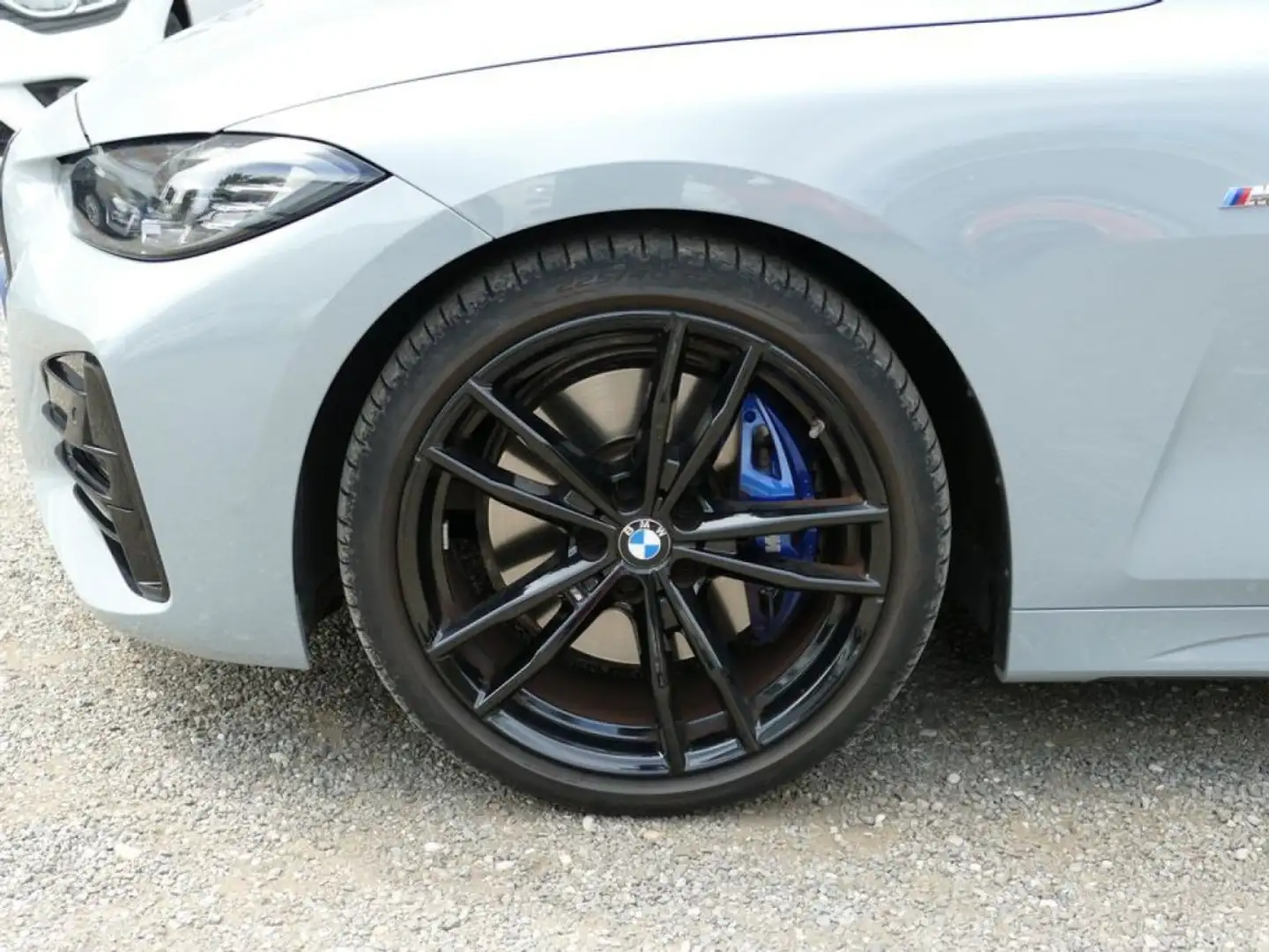 BMW 420 SERIE COUPE G22 420 D 190 Ch MICROHYBRID PACK M BV Gris - 2