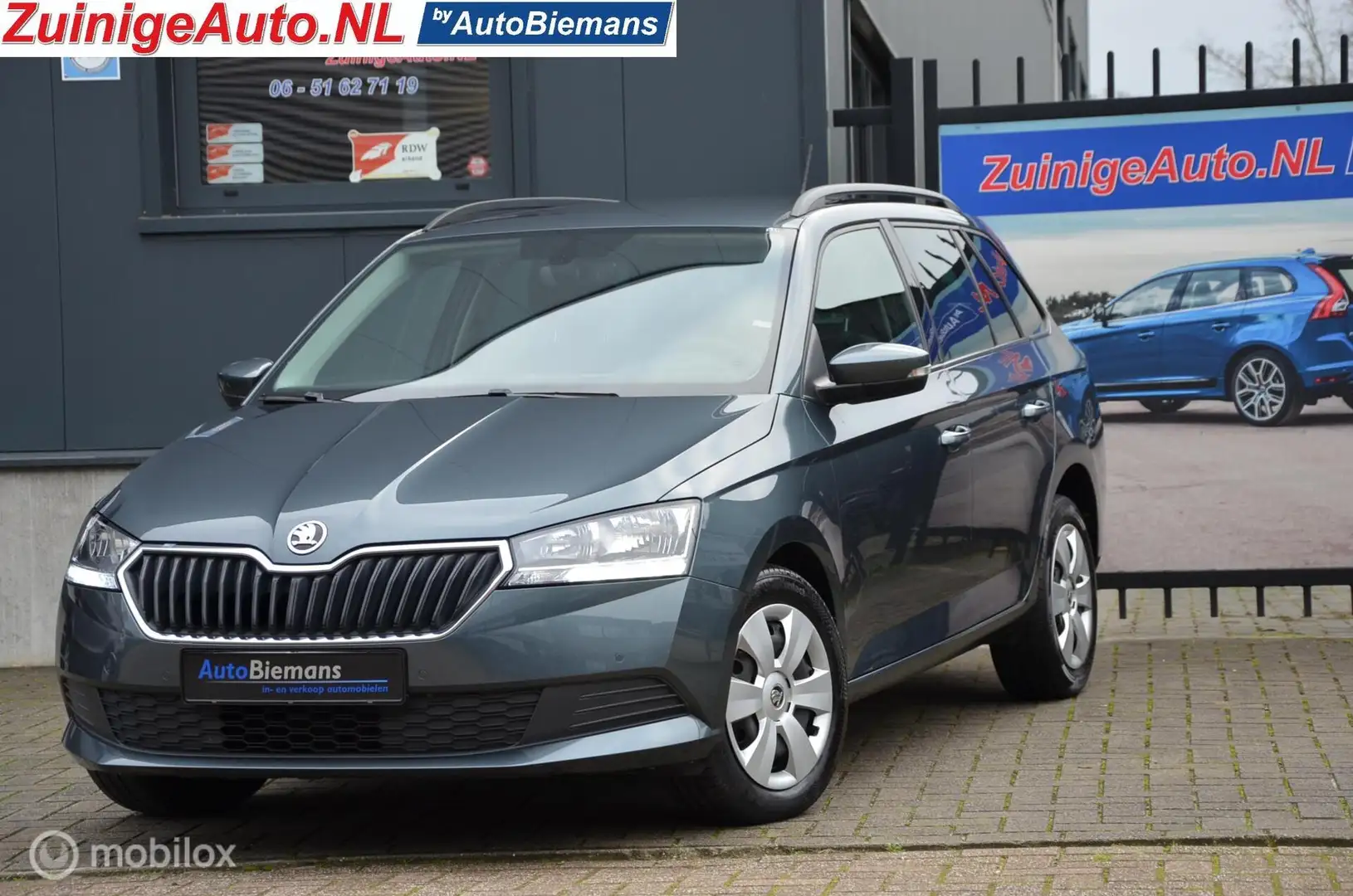 Skoda Fabia Combi 1.0TSi Automaat Navi 12 m garantie Grijs - 1