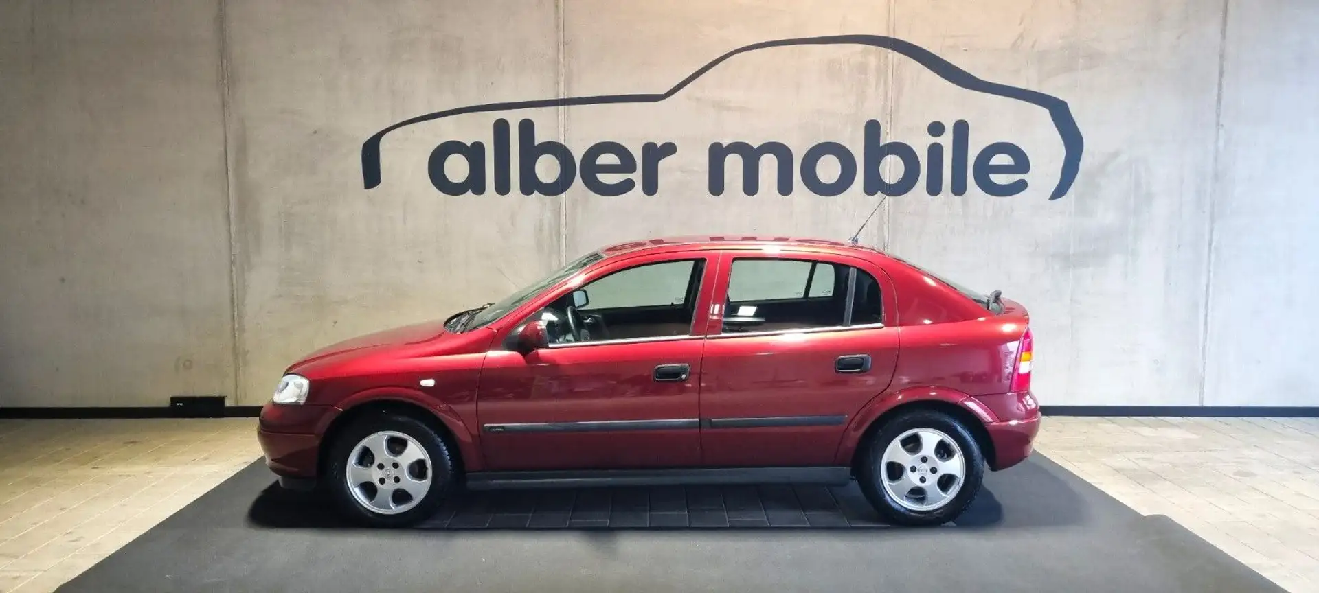 Opel Astra 1.6 16V Edition 2000 Klima 74000Km 2.Hand Czerwony - 2