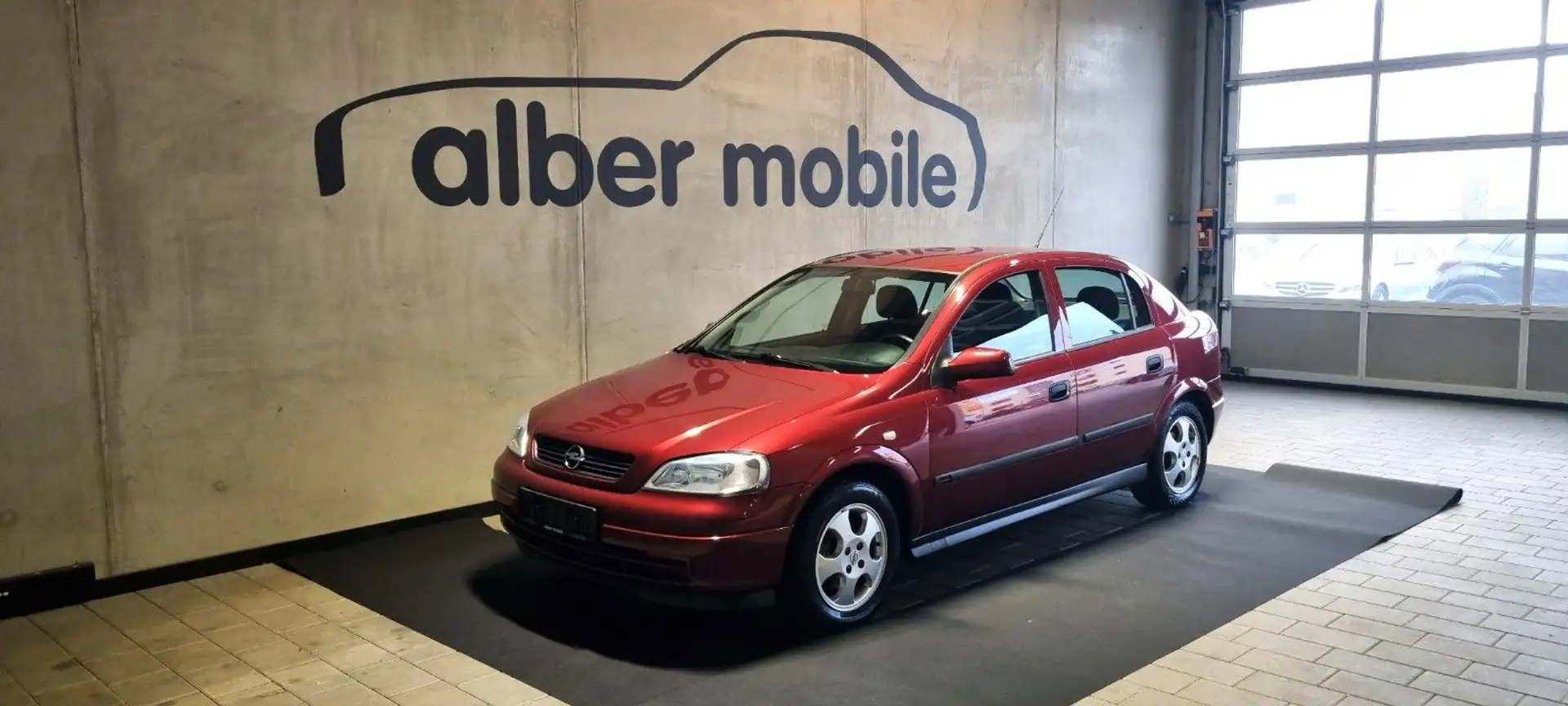 Opel Astra 1.6 16V Edition 2000 Klima 74000Km 2.Hand Czerwony - 1