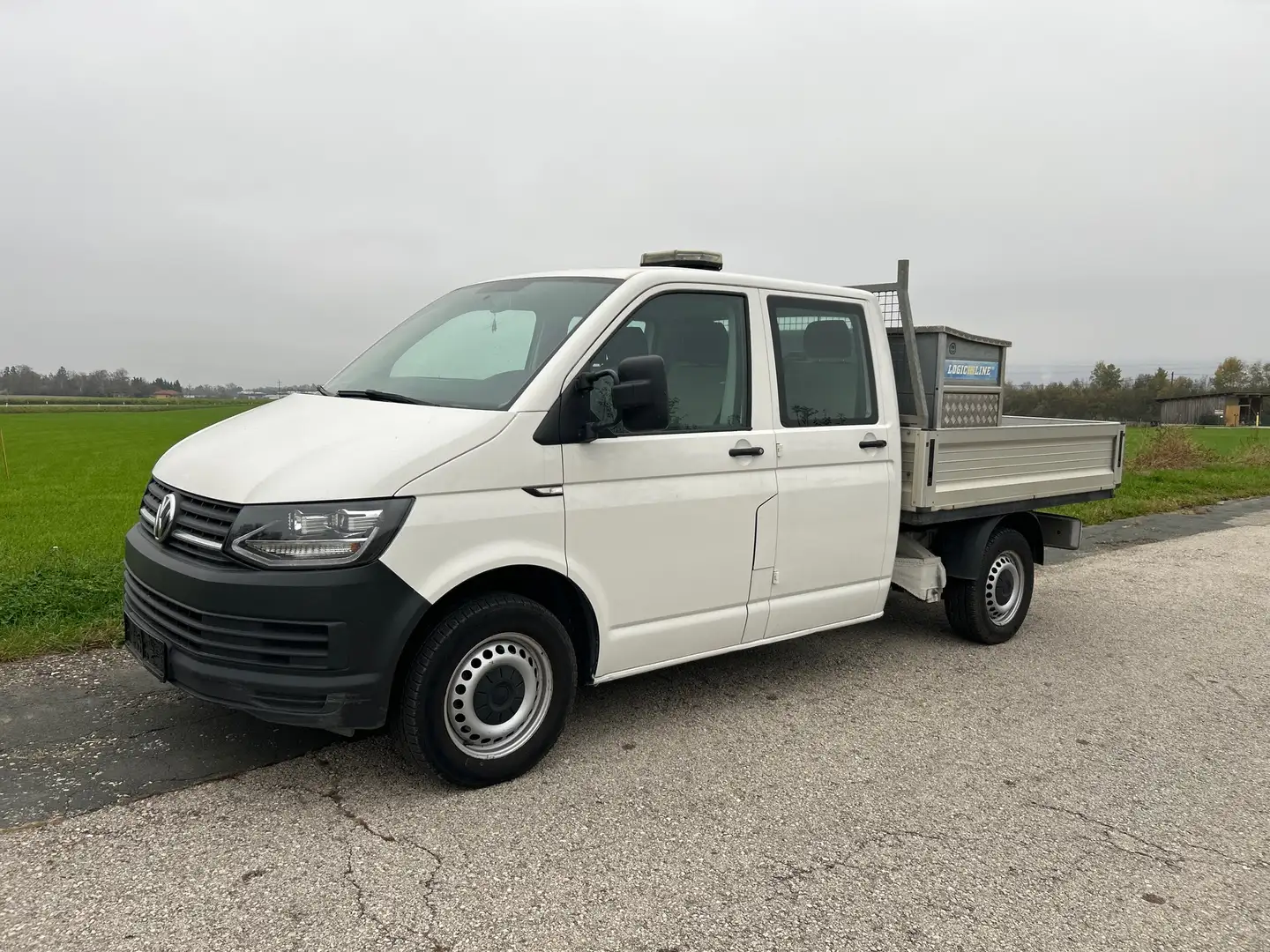 Volkswagen T6 Transporter Pritsche Doppelkabine lang Weiß - 1