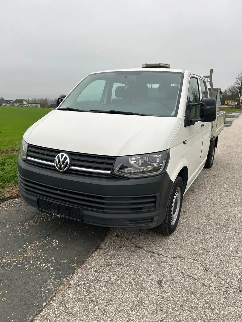 Volkswagen T6 Transporter Pritsche Doppelkabine lang Weiß - 2