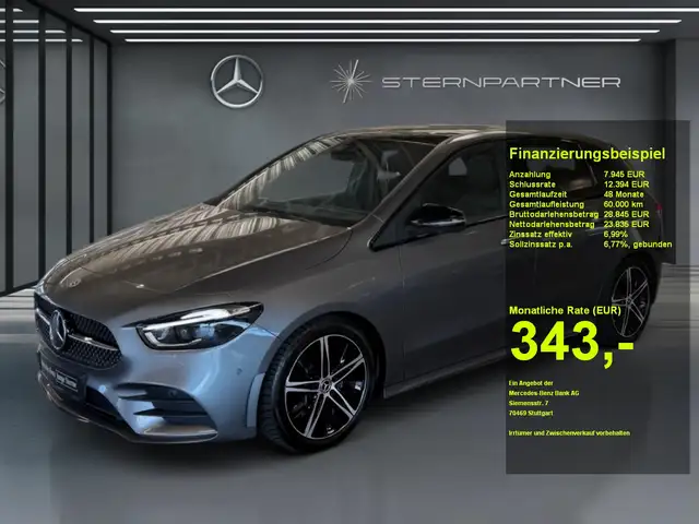 Mercedes-Benz B 220 4M AMG+MBUX+Memory+Night+Ambiente+Mbeam