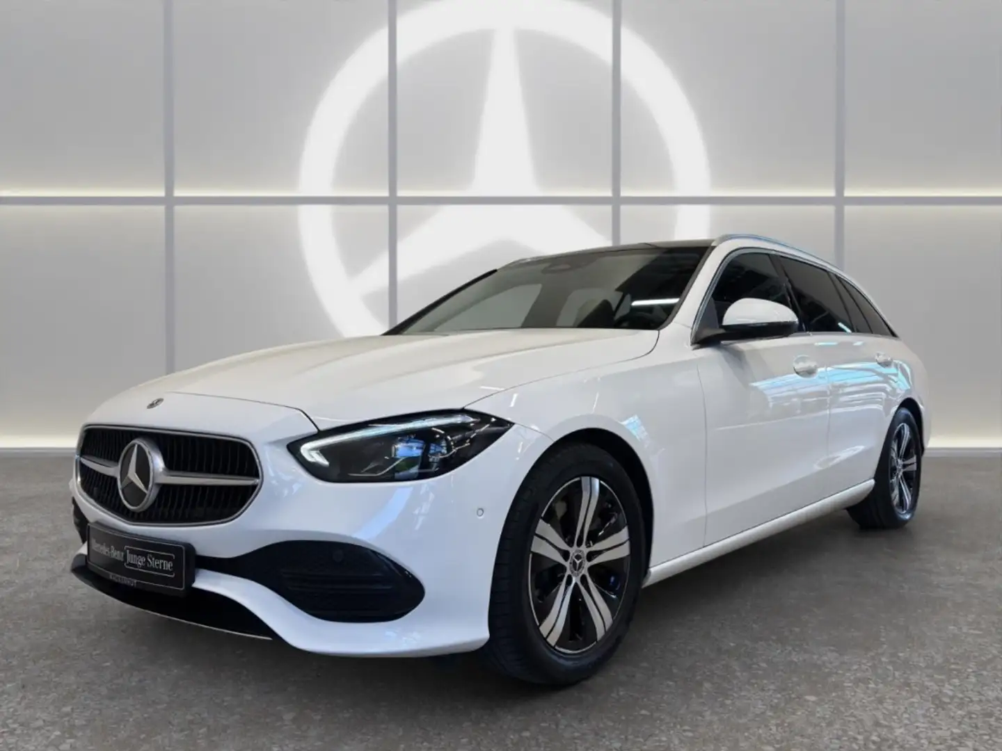 Mercedes-Benz C 300 d T AVANTGARDE BUSIN+PANO+RFFK+VERK.AS+LED Weiß - 1