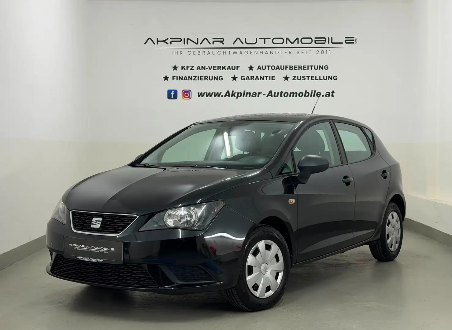 SEAT Ibiza Chili 1,2 *ERSTBESITZ* Ab 125€/Mo Schwarz - 1