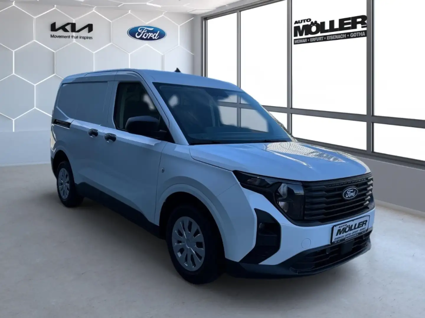 Ford Transit Courier 1.5 Trend PDC Klima Tagfahrlicht Tempomat Blanc - 2