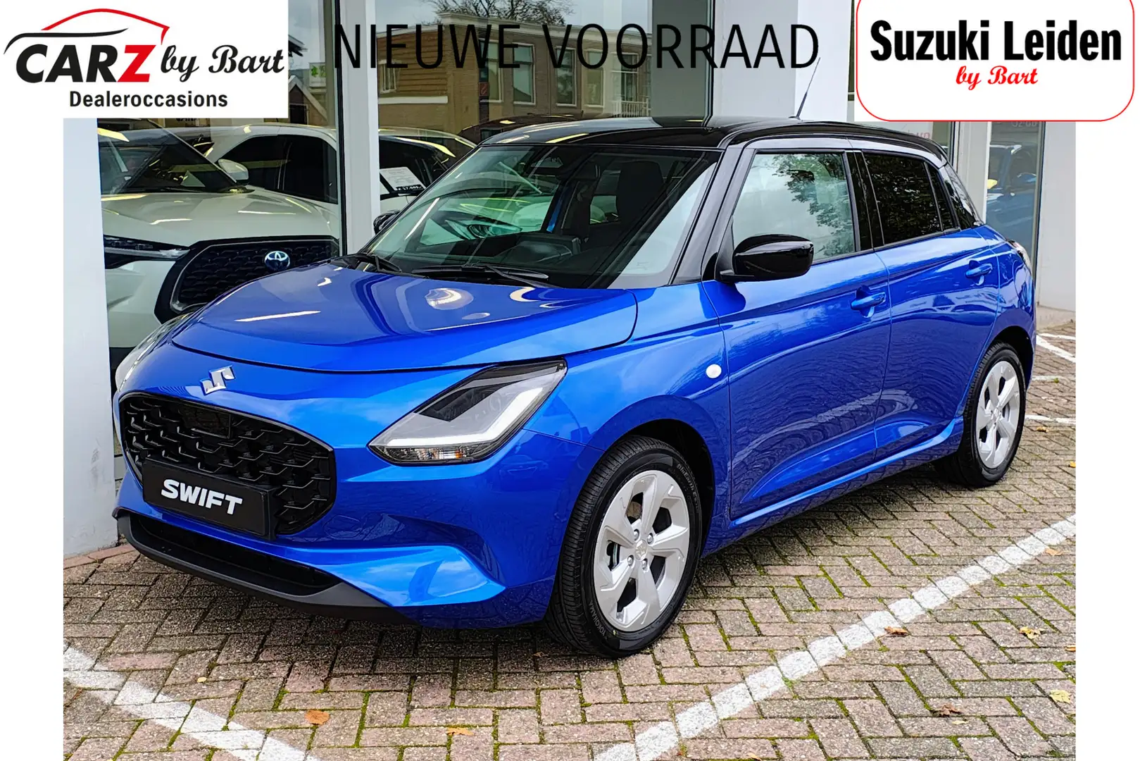 Suzuki Swift 1.2 SELECT SMART HYBRID CVT TE BESTELLEN | Met 6 J Blauw - 1