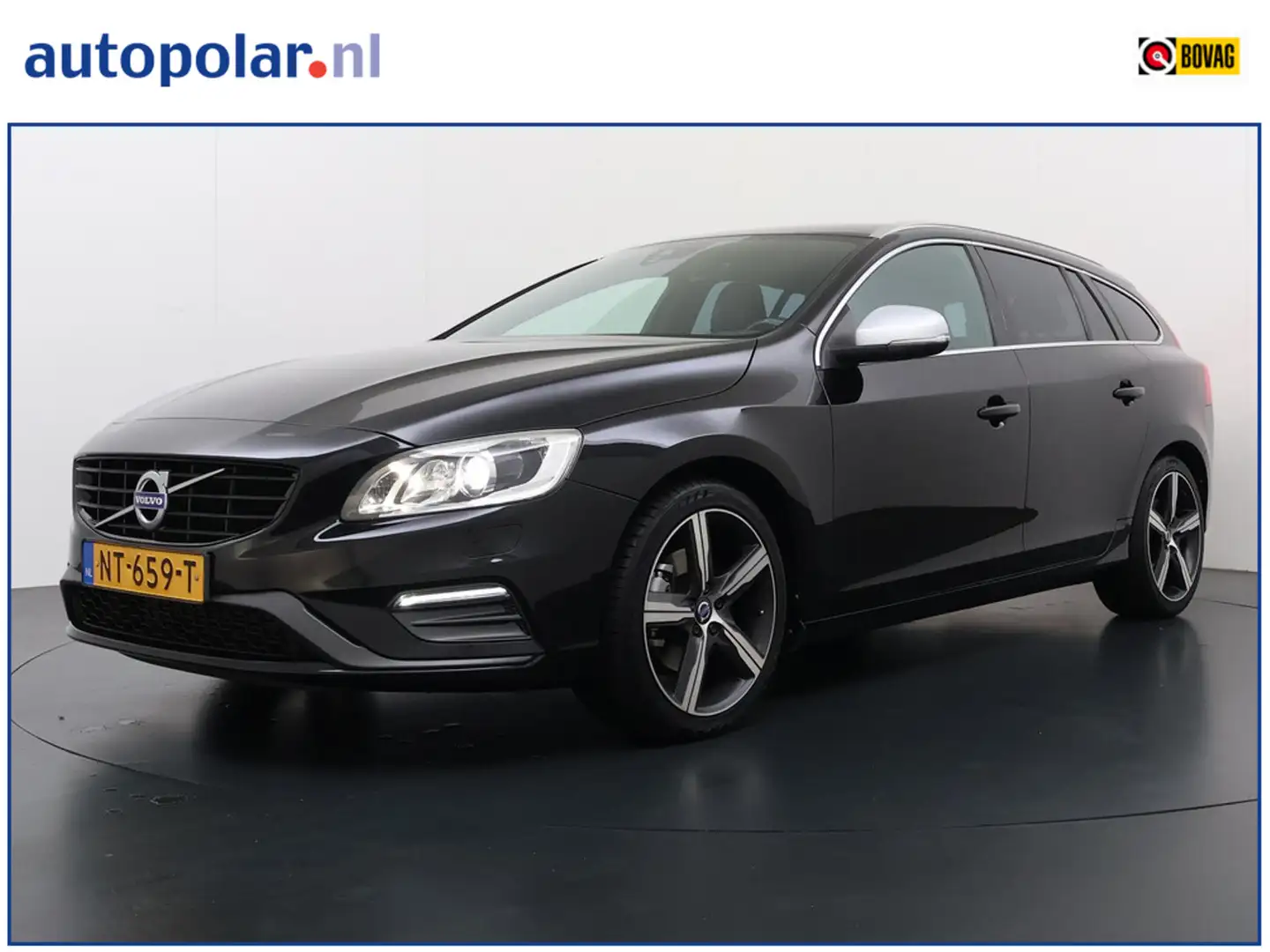 Volvo V60 2.0 T3 Nordic+ Trekhaak/Navi/Xenon etc. Schwarz - 1