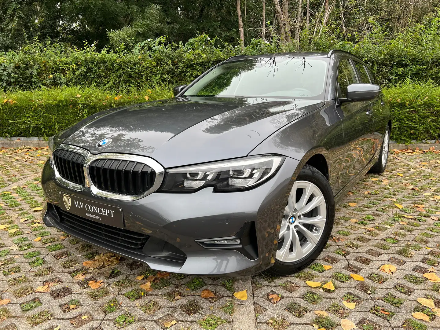 BMW 318 Touring 318 dA AdBlue Gris - 1
