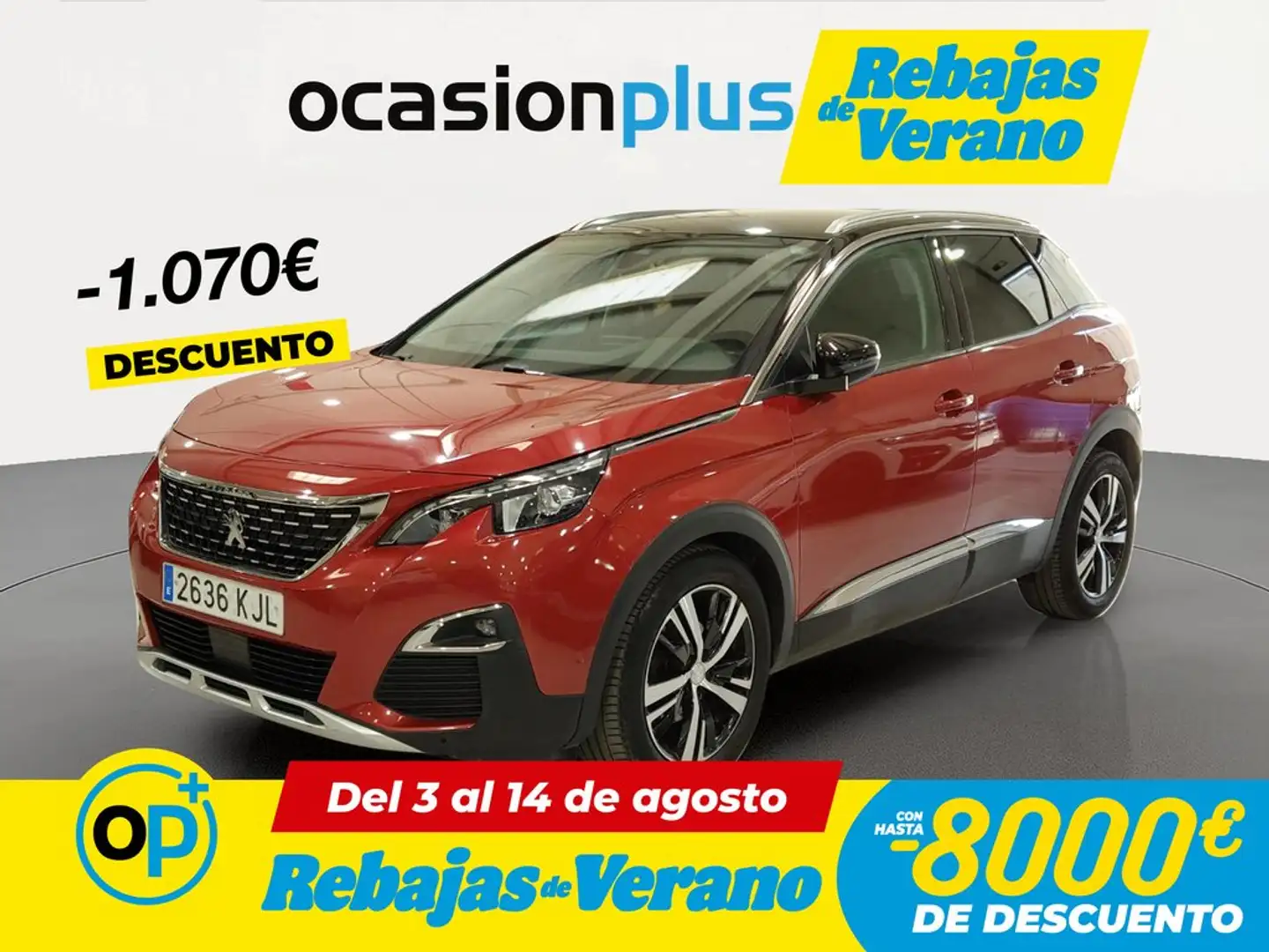 Peugeot 3008 1.6 THP Allure EAT6 165 Rojo - 1