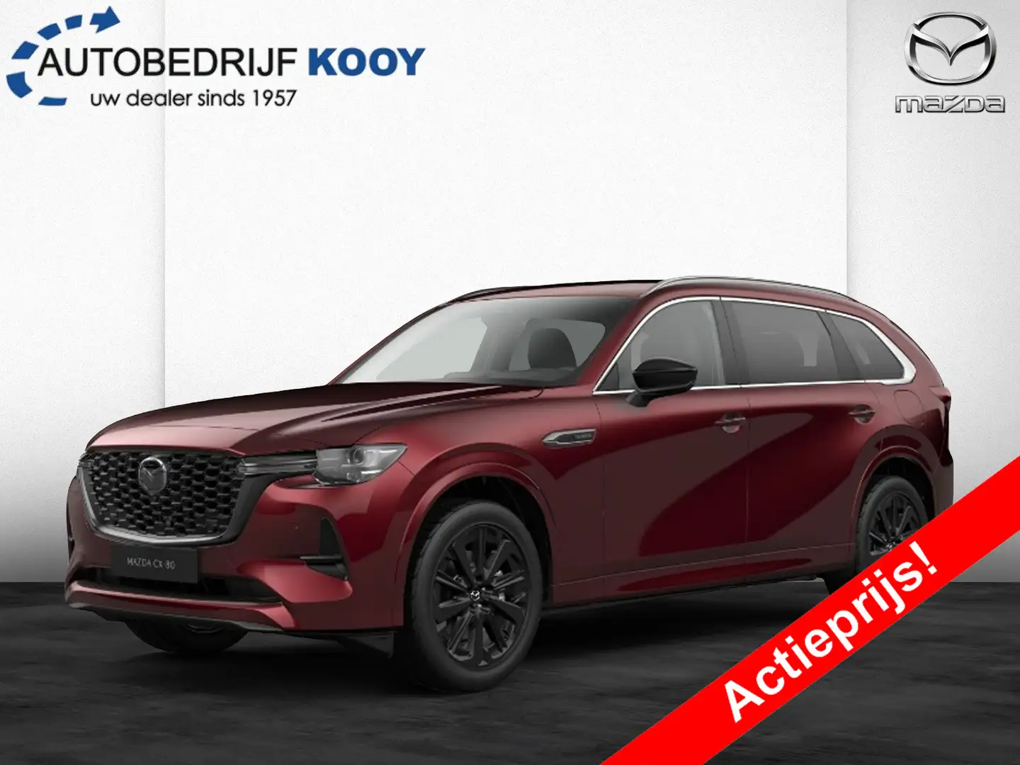 Mazda CX-80 2.5 PHEV Homura Plus Rood - 1