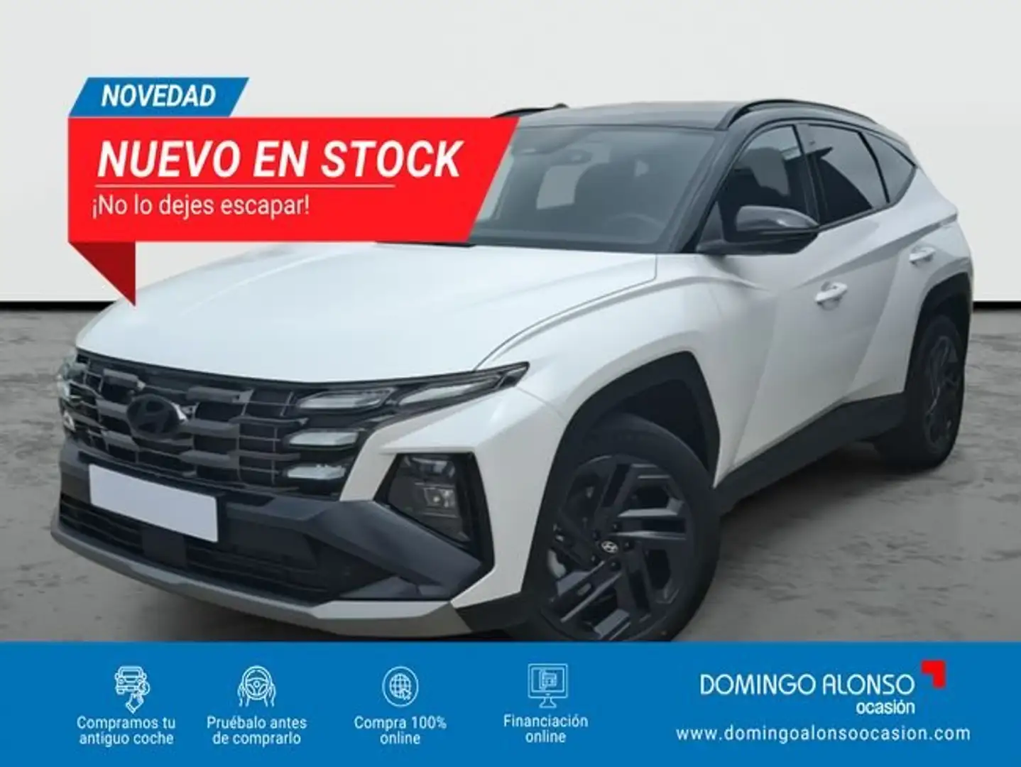 Hyundai TUCSON FL 1.6 T-GDi 110 kW (150 CV) MT6 2WD Black Edition Blanco - 1