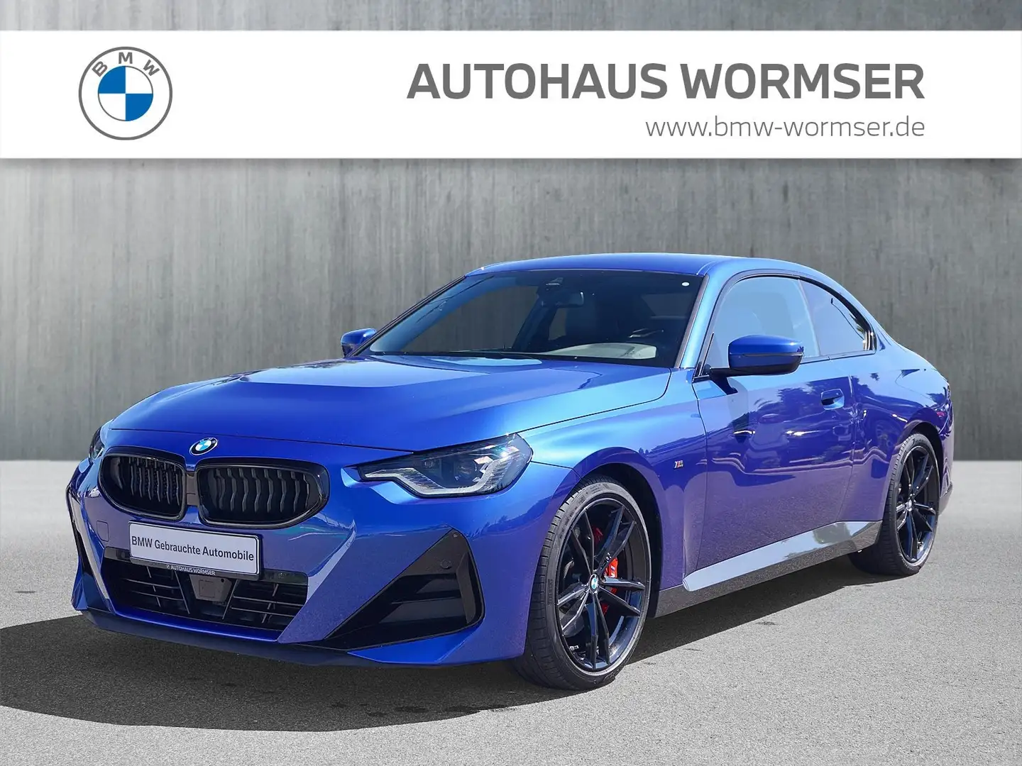 BMW 220 i Coupé M Sport HiFi DAB LED WLAN Komfortzg. Bleu - 1