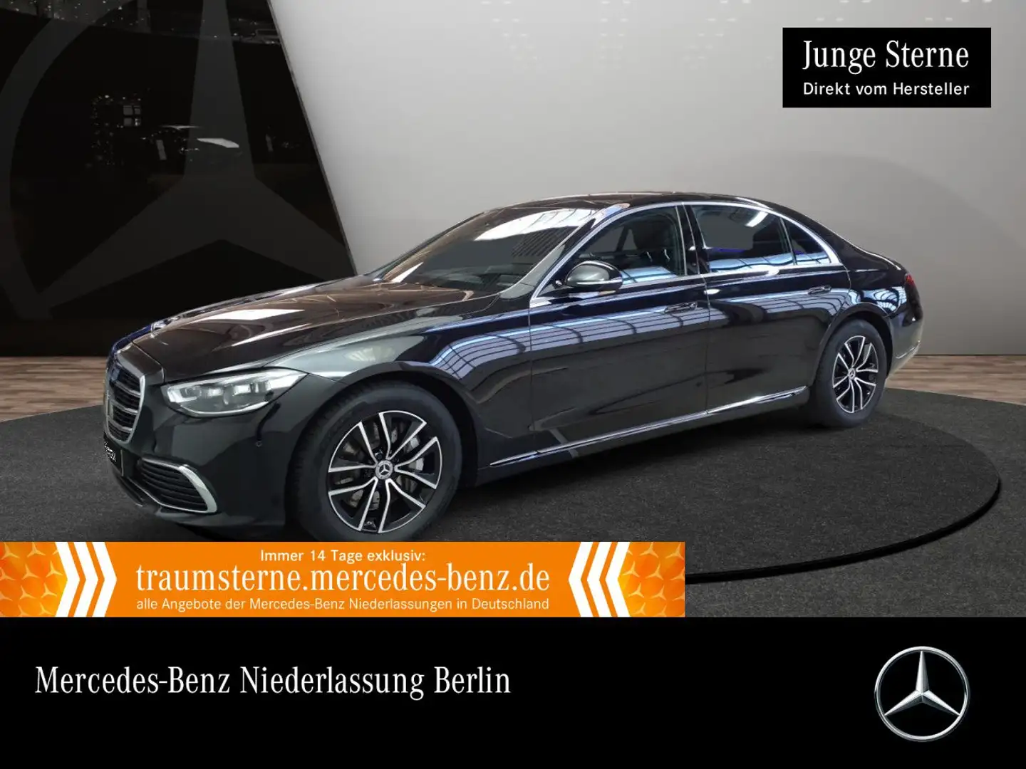 Mercedes-Benz S 400 d L 4M PANO+MULTIBEAM+STHZG+FAHRASS Schwarz - 1