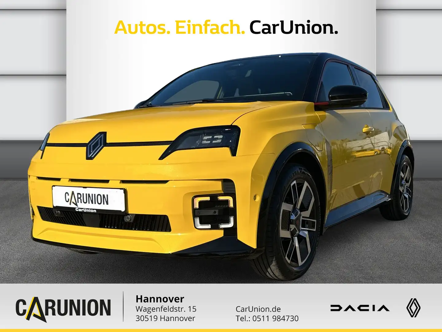 Renault R 5 E-Tech . Iconic Five 150 Comfort Rang e Gelb - 1