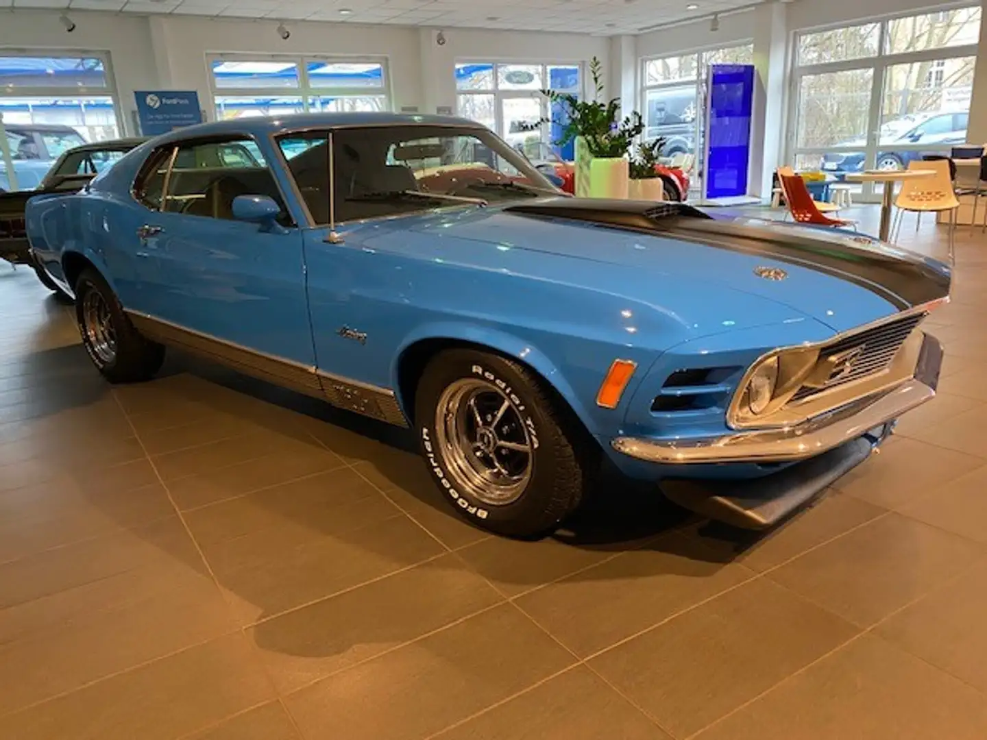 Ford Mustang Mach1, 1A Zustand 351er Mach1,5,7V8,Coupe Blue - 2