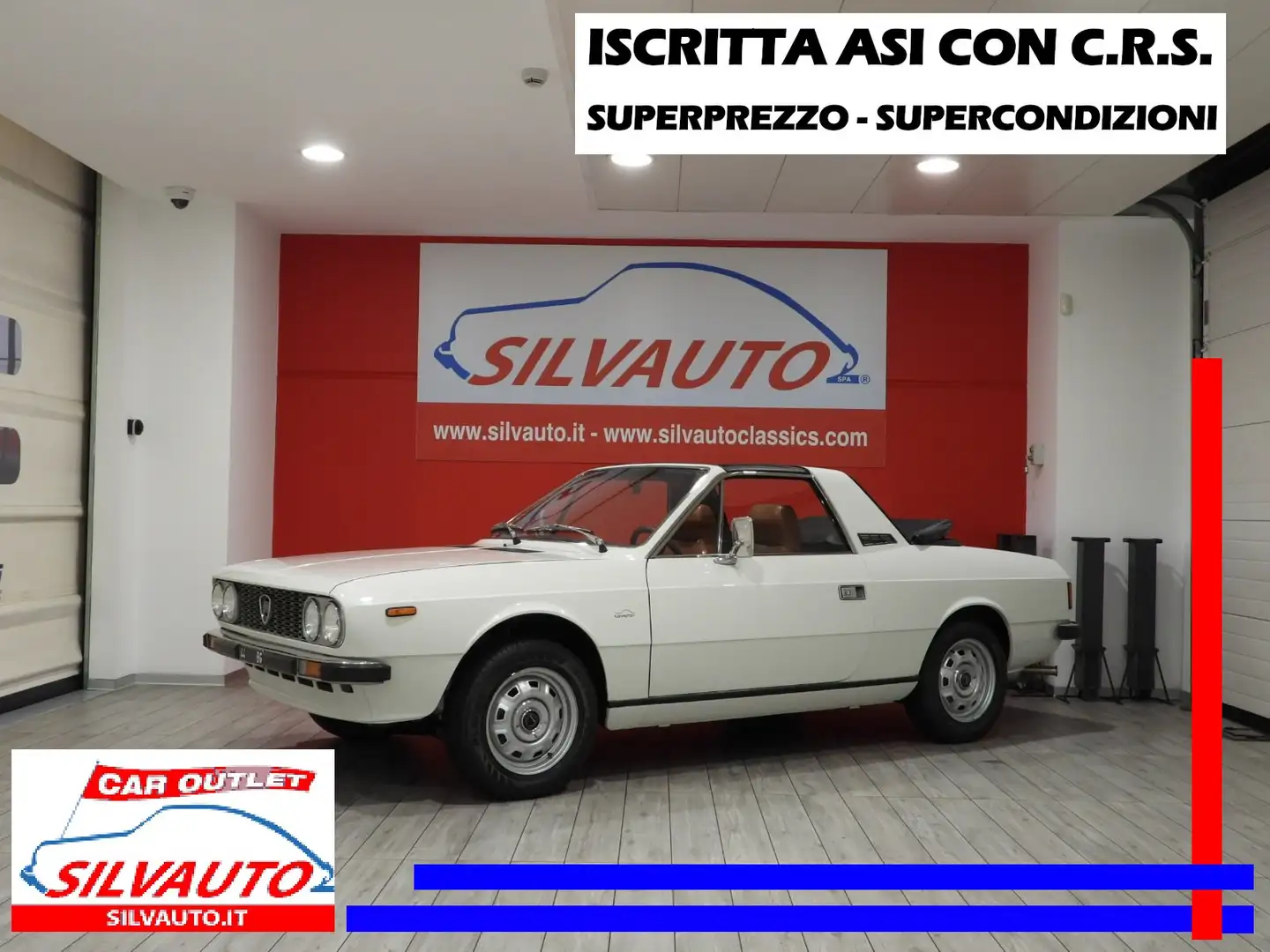 Lancia Beta 1600 SPIDER TIPO 828 BS0 - ASI CON C.R.S. (1977) Wit - 1