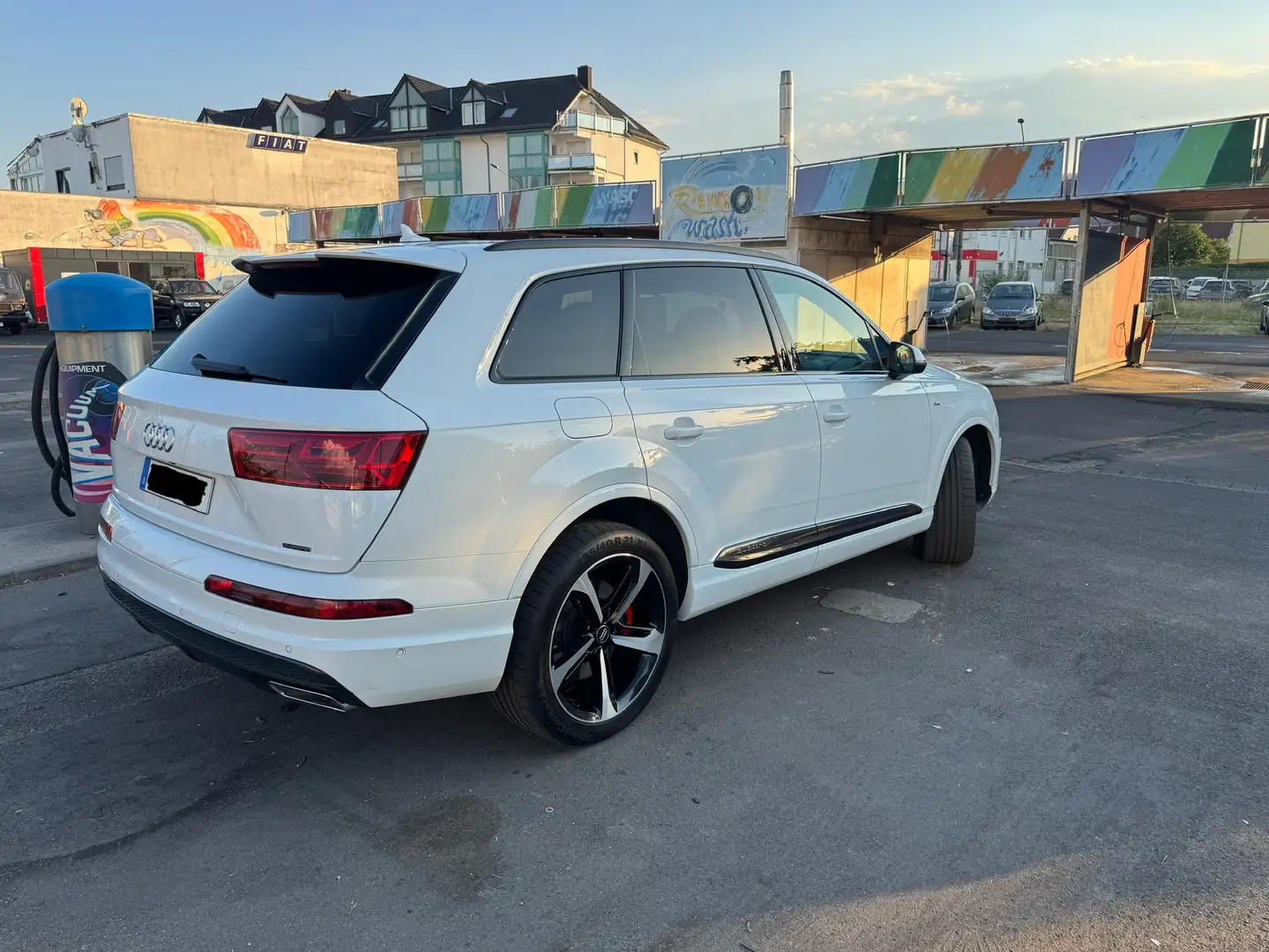 Audi Q7 3xS-Line 7Sit ACC Pano 360° 1 Hand Vollausstattun Weiß - 2