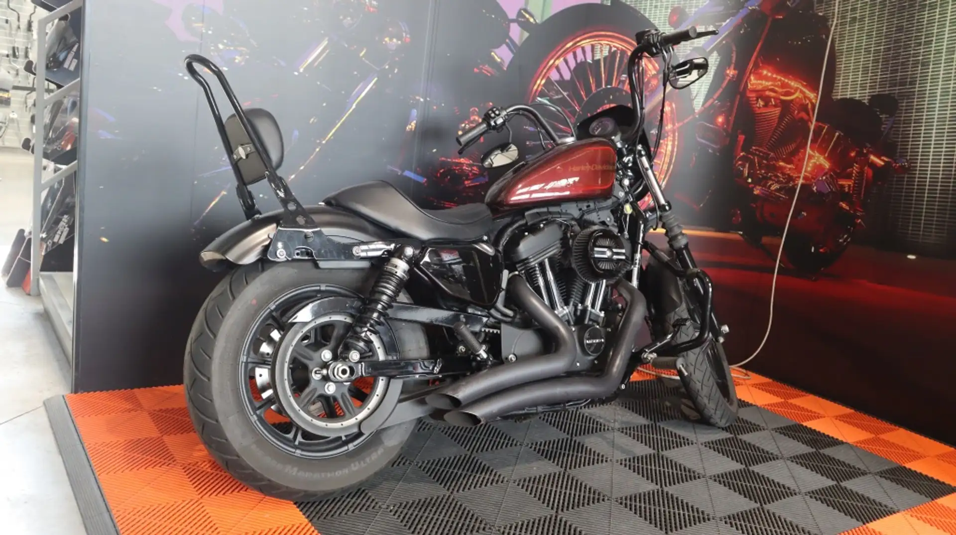 Harley-Davidson XL 1200 Chopper Rot - 1