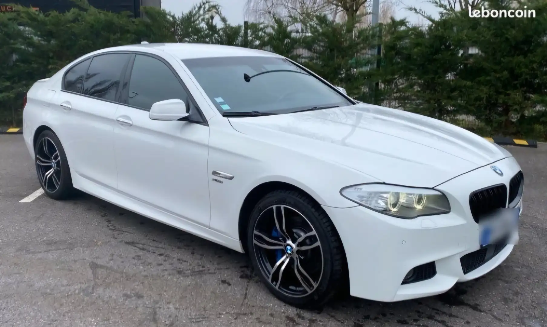 BMW 530 BMW F10 530d LUXE xDRIVE pack M sport Blanc - 1