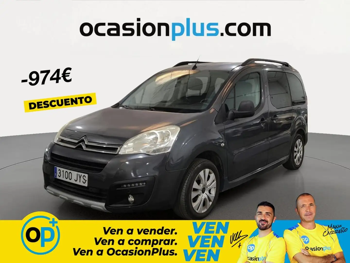 Citroen Berlingo B. Multispace 1.6BlueHDi 20 Aniversario 1 Gris - 1